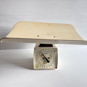Vintage Sunbeam Nursery Scale Baby Animal Retro Kitchen Scale